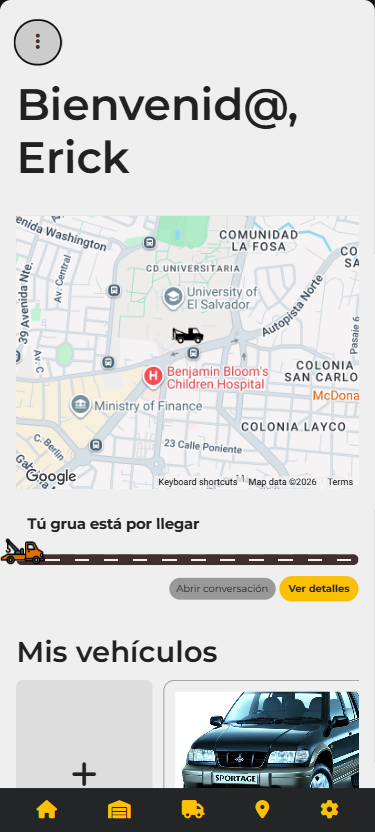 Seguimiento de la grúa en tiempo real